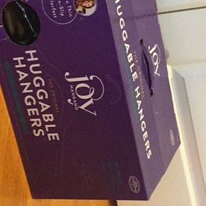 Brand new hangers from the container store